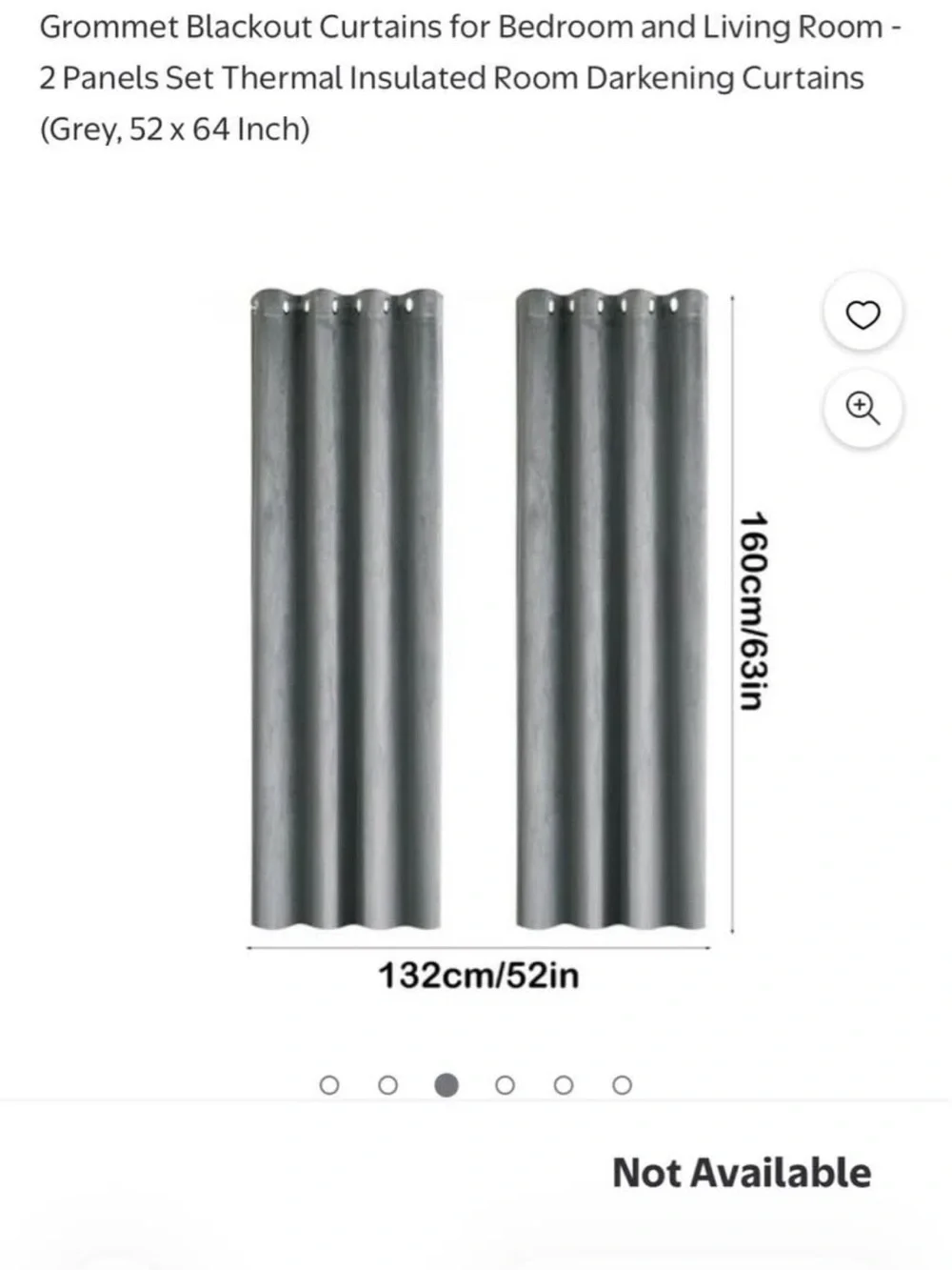 Neutral Gray Grommet Curtain Panel - Modern Window Drapery